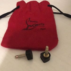 Authentic Christian Louboutin heel taps